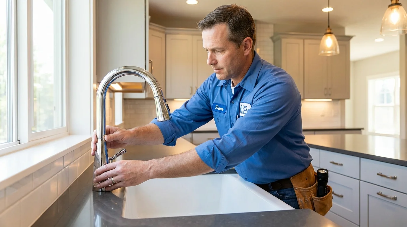 Kitchen faucet installation by Johns Plumbing LLC in Chama